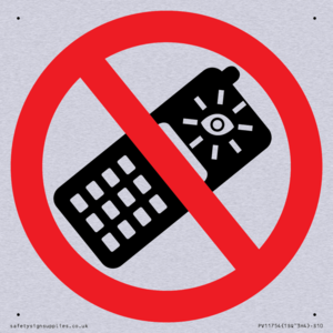 P910 Prohibition: No camera phones